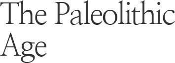The Paleolithic Age